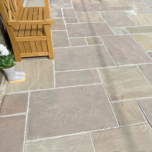 Raj Green Indian sandstone patio