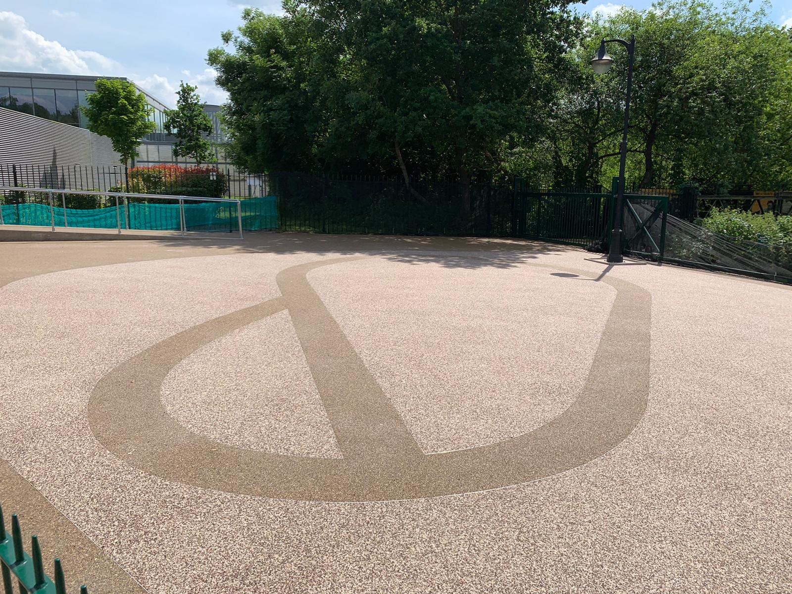 Resin bound paving